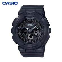 Casio 男女通用黑色银色运动手表，树脂表带，防摔多功能电子表，适合通勤和户外活动 - 均碼 - 查看 9