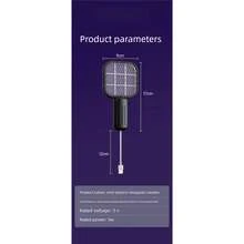 Matamoscas USB mini, ángulo ajustable de 360°, trampa de mosquitos con luz morada silenciosa, portátil y compacto, fácil de llevar para uso en campamento y exteriores, con conexión USB - Color aleatorio - Ver 11