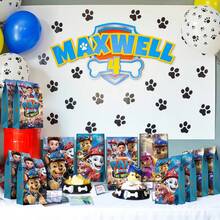 Paw Patrol 1套/12入 汪汪隊電影主題派對禮物袋，可愛卡通狗狗巡邏隊兒童生日禮物袋，熱門角色多款印花，適合裝零食與小禮物，適用於主題派對、節日慶祝及兒童活動 - 彩色 - 查看 3