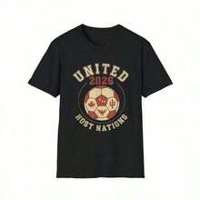 Top estampado para mujerRetro 2026 United Host Nations World Cup Soccer Vintage T-Shirt, World Cup Tee, Soccer Fan Gift For Fan, World Cup Shirt, Retro Classic Tournament Fashion Shir,disfraces de Pascua,Camisetas de dibujos animados/anime,Camisetas populares de para uso diario,camisetas de apoyo para el Mundial,Camisetas del Mundial 2026,Camisetas estampadas,Camisetas estampadas - Negro - Ver 1