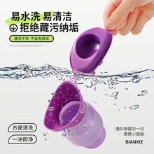 Adjustable Emergency Urinal 25. 36 Oz - Portable Car And Camping Toilet, Leak-Proof Travel Potty With Ergonomic Grip, Durable Plastic, Suitable For Outdoor, Camping, Road Trips - Compact And Hygienic Design, Essential For Camping And Road Trips, Stylish Cylindrical Design, Safety Lid Feature - 成人款750ML粉紅色(opp袋裝) - 查看 9