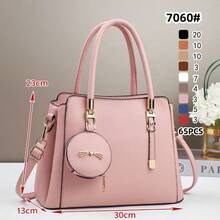 Premium Women's Handbags, Spring And Autumn Fashion Simple Shoulder Bags, Large Capacity Underarm Bags. - 灰色 - 查看 2