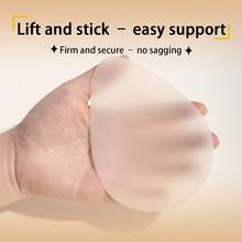 2 miếng cánh nâng ngực silicone, miếng che núm vú hình giọt nước tàng hình, mép siêu mỏng, miếng dán ngực không đường may thân thiện với da, phù hợp cho váy hở lưng, cổ chữ V sâu, váy cưới và đồ bơi, miếng nâng khe ngực tái sử dụng - Nhiều màu - Xem 8