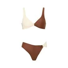 2026bikini New Color-Blocked Simple And Elegant Two-Piece Swimsuit For Women - Two-piece Swimsuit - View 5