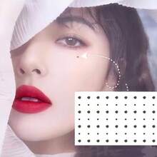 Latest Realistic Mole Temporary Disposable Tattoo Stickers - Easy To Apply And Remove, Asymmetrical Edge Design For More Natural And Realistic Look, Suitable For Facial Decoration - Multicolor - View 4