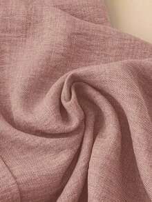 Pantalones casuales de unicolor para mujer, aptos para el verano - Rosa - Ver 3