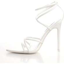 Cape Robbin Women's Strappy Pointy Open Toe Ankle Strap Stiletto Sandal- - 11 + 白色 - 查看 6