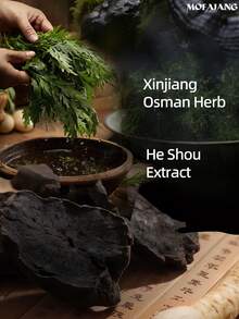 MOFAJANG 120克手工天然草本洗发皂，灵芝&柏树染发洗发皂，逆转白发，强韧发丝，舒缓头皮，不刺激，微泡浓密泡沫，黄柏&何首乌洗发皂，易冲洗，滋养秀发，零刺激，温和滋养 - Reverse Graying - 查看 7