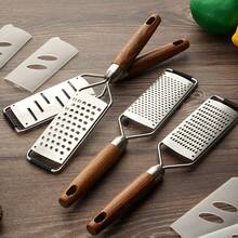 Bộ 4 món bằng thép không gỉ: dụng cụ bào, dụng cụ cắt rau củ đa năng, dụng cụ bào chanh và phô mai, dụng cụ bào gừng. - Nhiều kiểu dáng và màu sắc - Xem 5