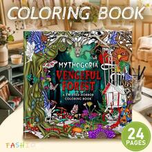 GDTME Midnight Killer: 1 Book Filled With Dark Gothic Charm And Bold Colors, Suitable For Adults And Teens. Includes Exquisite Tense Illustrations, Printed On 120g Paper, Total 24 Pages. - Coloring Book - View 13