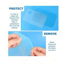 1pc Clear Transparent Acrylic Paint Palette Tray, Minimalist Multi-Groove Hollow Out Art Tray, Waterproof Reusable Easy Clean Painting Tool For Students Artists Back To School Holiday Craft Birthday Gift - Multicolor-transparent - View 10
