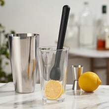 Bash Muddler For Cocktails Fruits Spices Herbs Bar Muddler For Mojitos Mint Juleps Old Fashioneds Kitchen And Home Bar Accories Bartender Tools Lemon Lime Smasher 8.25 Black - View 5