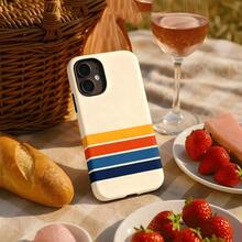 Funda para Teléfono - Diseño a Rayas Coloridas y Moderno, Funda Brillante 2 en 1, Resistente, de Doble Capa para Mayor Durabilidad y Protección contra Caídas, para  17, 16, 15, 14, 13, 12, 11, 8, 7, X, XS, XR, Plus, Air, Pro, Max, Mini, Regalos Perfectos.Adecuado para varios modelos:  17, 16, 15, 14, 13, 12, 11, Plus, Air, Pro, Max, Galaxy S21, S22, S23, S24, S25, S26 FE, Edge, Pus, Ultra, A05, A06, A07, A13, A14, A15, A16, A17, A26, A52, A53, A54, A55, A56, A32, A34, A35, A36, A71. - Color mixto 1 - Ver 7