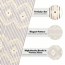 TFCFL 1 Piece Chinese Style Door Beads Curtain, 31 Bead Chains Door Beads, Front Door Decor Curtains Fit For Wall-Hanging Decor To Add Colors To The Interior, Beige Brown Door Curtain Beads For Wall Hanging Decor To Add Colors To Interior, Gift For Family, Friends, Birthday, Spring, Summer, Mother's Day, Friend, Girlfriend - 1PC - View 5