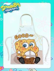 SpongeBob SquarePants 方裤厨房防污围裙 - 方裤卡通风格围裙。多种款式可选。防水、防油、防污印花设计。适用于厨房烹饪、烘焙。家用防滑防污罩衫。 - 多款 - 查看 16