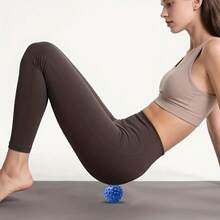 1 pieza Pelota de masaje muscular de alta resistencia con superficie espinosa (para la columna vertebral), para relajación muscular, uso en todo el Body - Adecuado para yoga, gimnasio, fisioterapia, uso doméstico - Estructura duradera, músculo específico, diseño ergonómico, sin electricidad necesaria, para puntos de activación y relajación muscular, accesorio de fitness, gran regalo para el Día de San Valentín, Día Nacional, Vuelta al Colegio, Halloween, Navidad y Cumpleaños - Ver 7