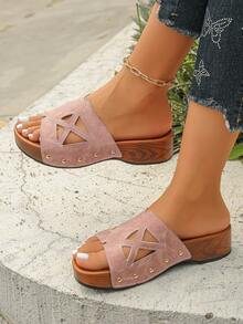 Pink Frosted - Geometric Cutout