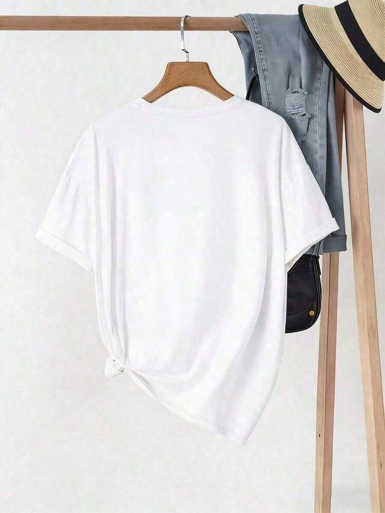 Women T-Shirts - 白色 4 - 查看 2