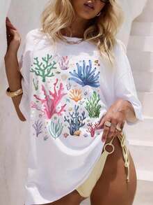 Women T-Shirts - White - View 5