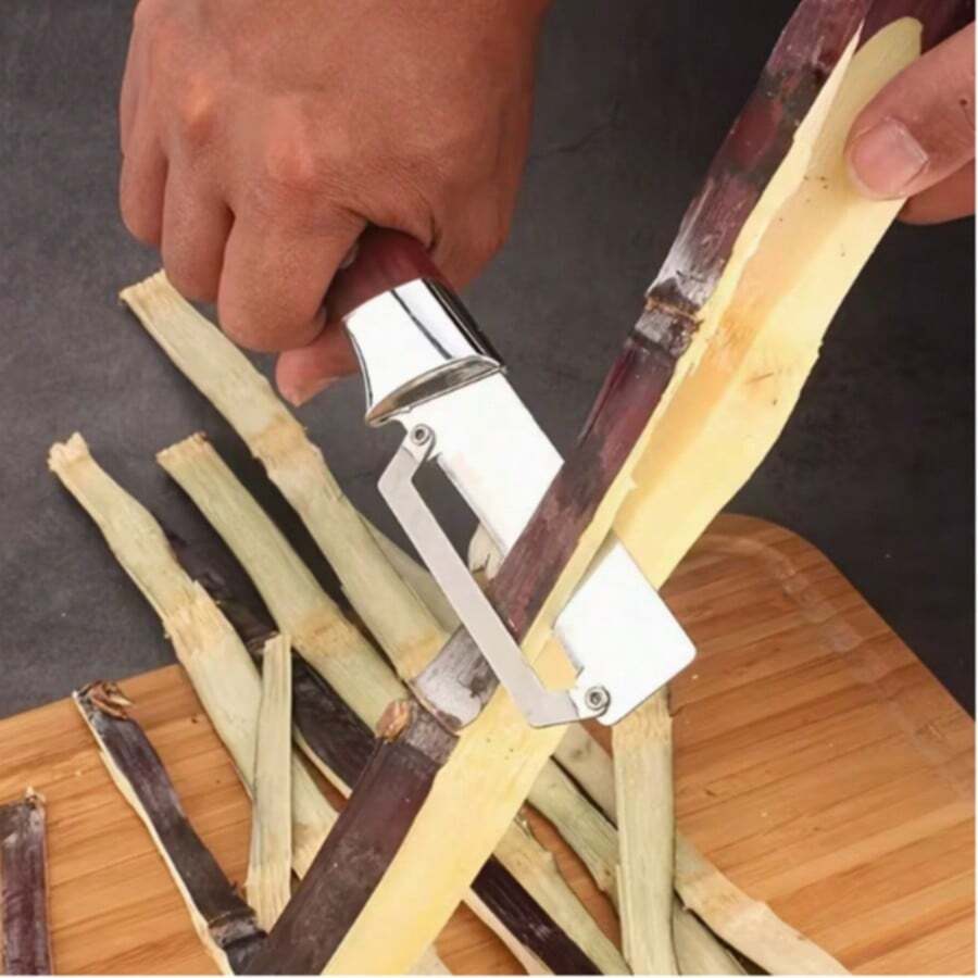 Multi-Color 2-In-1 Stainless Steel Peeler With Built-In Bottle Opener, Multifunctional Kitchen Tool, Ergonomic Non-Slip Wooden Handle Design, Sharp And Durable For Easy Peeling, Suitable For Potatoes, Carrots, Apples, Pumpkins And Various Fruits And Vegetables, Comfortable Grip And Non-Slip, Easy To Clean And Durable, Essential Home Peeling Tool, Random Color Shipping, Housewarming Gift, Birthday And Mother's Day Gift Choice, Practical And Thoughtful Item For Cooking And Craft Enthusiasts