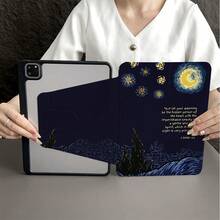 Ốp lưng máy tính bảng xoay 360° in hình "Đêm đầy sao" kèm giá đỡ bút, tương thích với iPad thế hệ thứ 10 10.9 inch 2022 Smart Case/ Air 13 (M3 2025)/ Air 11 (M3 2025)/ Air 11 (M3 2025)/ 11 (A16 2025), tương thích với Oppo Pad, Matepad, Vivo Pad, Honor Pad, Xiaoxin Pad. - Nhiều màu - Xem 6