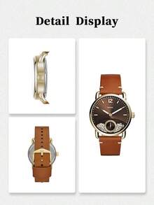 Reloj de cuarzo Fossil Romantic Date: Movimiento suave para noches especiales, reloj de cuarzo casual para la ciudad ME1166 - Dorado - Ver 5