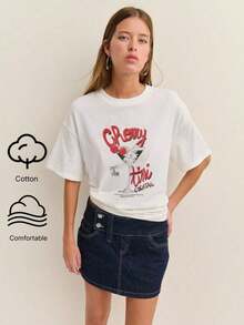 Women T-Shirts - White - View 1