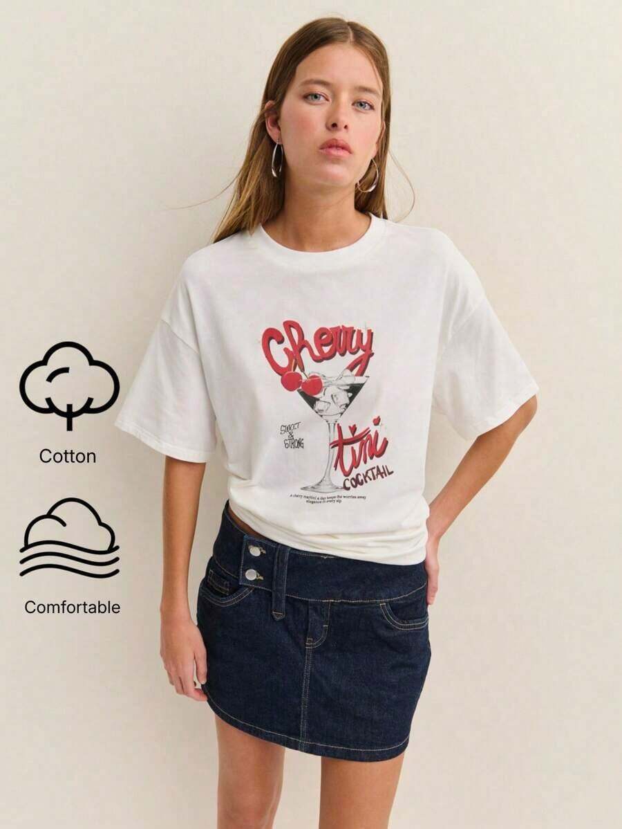 Women T-Shirts - White - View 1