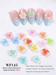 50個 3D彩色瓢蟲美甲飾品，樹脂瓢蟲美甲裝飾，多色迷你瓢蟲鉚釘，適合夏季與園藝主題美甲，DIY美甲配件，適用於美甲沙龍與居家使用，美甲用品 - 彩色 - 查看 9