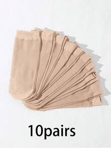 50雙/100件中性素色中筒襪，日常與居家休閒襪，適用於舞蹈、體操、運動、戶外，禮品襪 100/80/60/40/20件 (5/10雙) - 彩色 - 查看 23