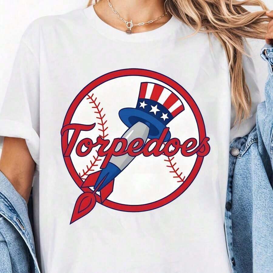 Cute Premium Unisex Casual T-Shirts, New York City T-Shirt, Baseball T-Shirt, New York City T-Shirt - 白色 18 - 查看 1