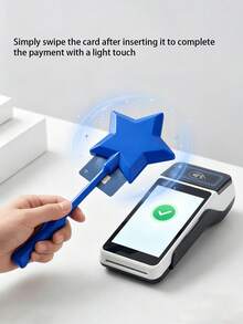 Đũa phép thuật in 3D sống động như thật, ví đựng thẻ tín dụng thiết kế sáng tạo có thể bấm để thanh toán, đồ chơi ảo thuật gây sốt, tạo không khí chân thực, thích hợp cho bộ sưu tập của những người đam mê ảo thuật, quà tặng hàng ngày, độc đáo và mang tính nghi lễ. - Ngôi sao - Xem 1