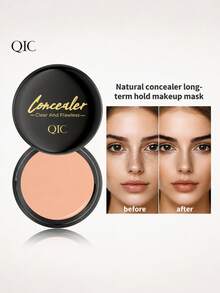 QIC Kem che khuyết điểm độ che phủ cao, chống thấm nước và lâu trôi, che phủ hình xăm tự nhiên, dễ sử dụng, phù hợp cho quầng thâm, vết thâm mụn, tạo khối, mỏng nhẹ và mịn màng, phù hợp cho người mới bắt đầu, trang điểm hàng ngày, sử dụng chuyên nghiệp, quà tặng cho phụ nữ và các cô gái, phù hợp với mọi loại da. - Nhiều màu - Xem 5