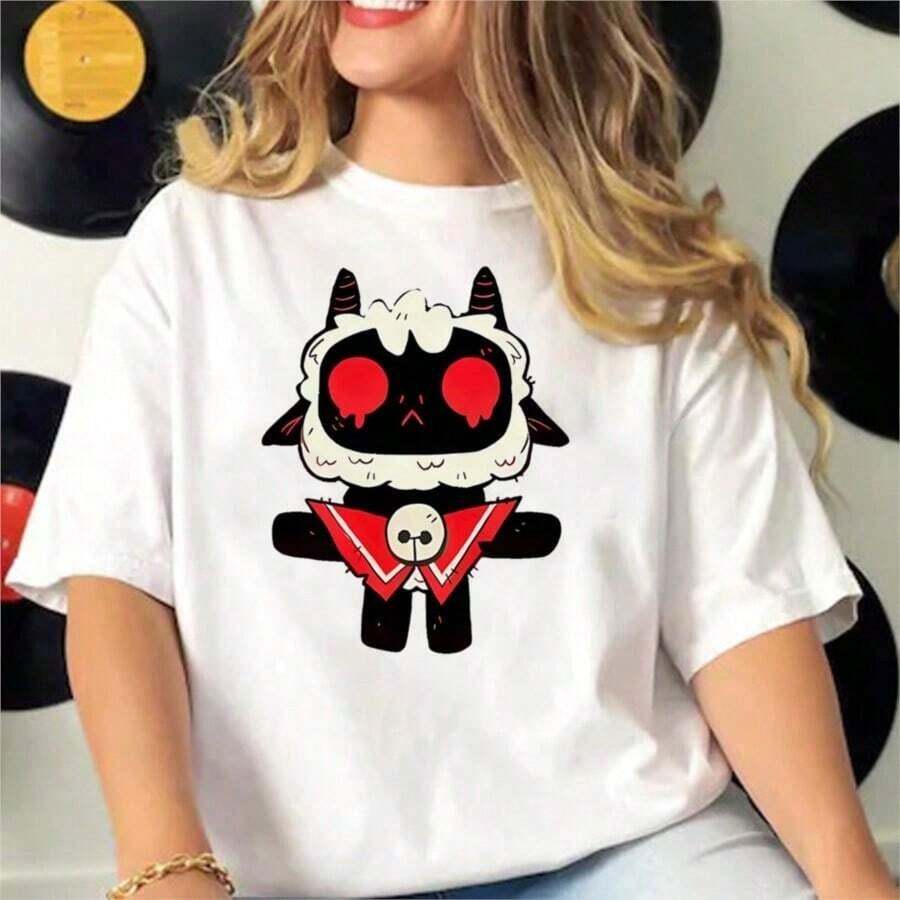 Modern Minimalist T-Shirt COOL SUMMER CubaS, Women's Printed T-Shirt, Casual Wear, Girl's T-Shirt, Fun Clothing With Comic And Urban Style. - 白色 10 - 查看 1