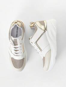 Women Andie Platform Sneaker  Slip On Versatile Fashionable Sneakers Outdoor Commuting Comfort Work Shoes For All Seasons - 白色 - 查看 4