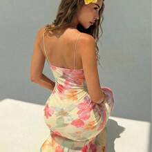 Women's Floral Print Lace Patchwork Spaghetti Strap Dress Summer Outfits Summer Clothes Summer Outfits For Women Summer Holiday Outfits Summer Summer Dress Summer Dresses For Women Vacation Vacation Outfits Women Holiday Outfits For Women Summer Holiday Outfits Vacation Vacation Outfits For Women Summer Vacation Outfits Beach Vacation Outfits For Women Vacation Dresses Valentine's Day Valentine Outfits For Women ValentineGraduation Graduation Dress Graduation Dress For Women Graduation Dr - Café integral - Ver 3