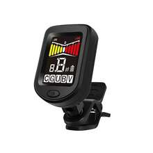 USB Rechargeable Clip-On Tuner With Color Display For Guitar, Bass, Ukulele, Violin - 360° Rotating, Easy To Use - LGL-02A - View 8