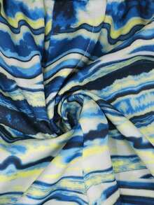 Pantalones cortos de playa con cordón en la cintura para hombres, bañadores de verano - Multicolor - Ver 5