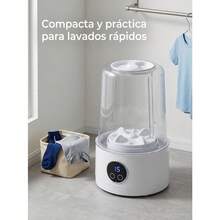 Unisex Mini Portable Compact Washing Machine With Digital Display, Quick Wash For Baby/Underwear, Minimalist Style, Desktop Washing Machine - White - View 4