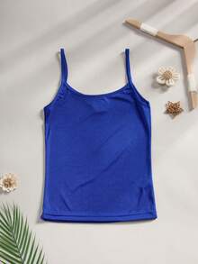 CELILIN 2-In-1 Camisole For Women, Versatile Layering Slip Dress, Slim Fit Breathable Undershirt For Commuting & Dating - Blue - View 6