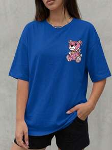 Women T-Shirts - Blue - View 2