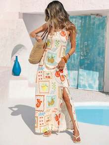 Women Midi Dresses - Multicolor 2 - View 4