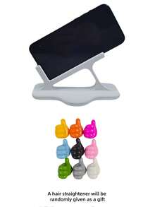 1 Set Bedside Lazy Phone Stand Set With Free Cable Organizer Gift | Hands-Free Anti-Slip Side-Lying Phone Holder For Bed Couch, Portable Tabletop Cradle Dock Support For Smart Phone & Kindle,Office Supplies - A - View 10