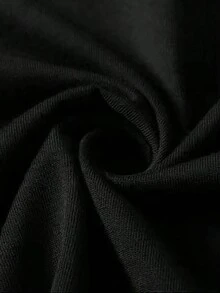 Men's Short-Sleeved Printed T-Shirt With A Casual Design, Casual Style, Classic Look, Perfect For Outdoor Activities, Exquisite Design Print, Crew Neck, 90% Cotton And 10% Polyester Sleeves, Printed T-Shirt, High-Quality 90% Cotton + 10% Polyester T-Shirt. Women's Casual Shirt 100% Cotton - 黑色 - 查看 3
