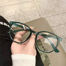 1對女款復古貓眼半框個性魅力無度數眼鏡，適用於釣魚、運動風、度假、旅行、開車、街頭、海灘、運動、戶外活動、高爾夫、開車、假日穿搭 - 無色 - 查看 7