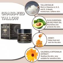 Tallowyn Beef Tallow Honey Balm, Hydrating Moisturizer With Olive Oil, Argan Oil, Calendula & Oat Extract For Face Body Skin Care - Beef Tallow Honey - 查看 5