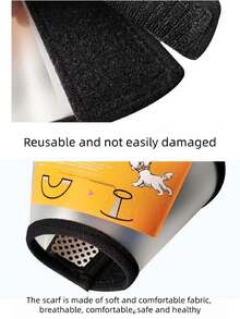 Adjustable, Multiple Sizes, Elizabeth Collar, Pet Rehabilitation Cone, Breathable, Lightweight, Soft And Comfortable, Anti Licking, Waterproof, Anti Bite Protective Neck Cone, Wound Healing Cone Collar, Scratch Resistant Medical Protection Cone - View 7