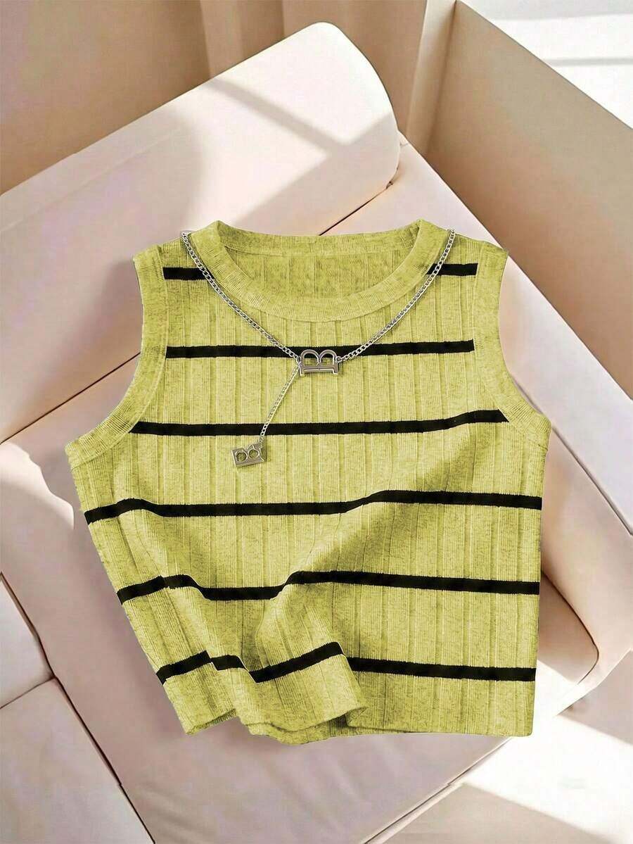 Chaleco de mujer cómodo y de patrón de ocio y vacaciones de caliente - Multicolor 6 - Ver 1