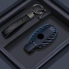 Ốp chìa khóa ABS sợi carbon 2/3 nút cho W204 W463 W176 W251 W205 A200 A260 A C R G Class GLA CLA GLK GLC CLS - B - Xem 14