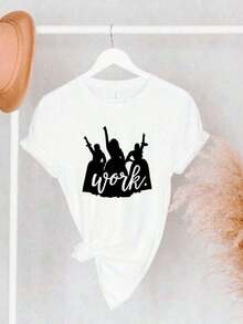 Camiseta de manga corta "No seas amargada" para mujer, camiseta casual, ropa linda para chicas  100% algodón - Blanco 10 - Ver 7